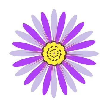 Flower design isolated, vector illustration. Stock Illustration