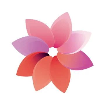 Flower design over white background, vector illustration Ilustração Stock