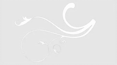 Flower Design Pattern vector animation video with transparent (alpha channel) Stock Footage 139298296