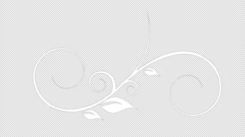 Flower Design Pattern vector animation video with transparent (alpha channel) Stock Footage 139298711