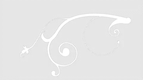 Flower Design Pattern vector animation video with transparent (alpha channel) Stock Footage 139298951