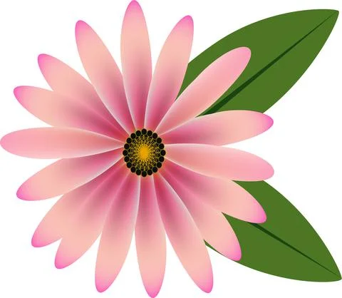 Flower design in vector form Stock Illustration