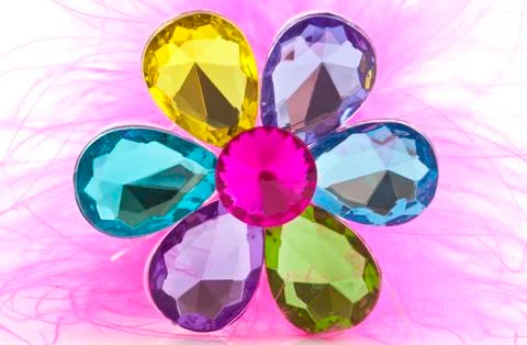 Flower diamond Stock Photos