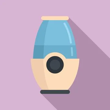 Flower diffuser icon, flat style Stock Illustration