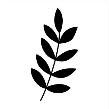 Flower doodle hand drawn with black line isolated on white background Stock Illustration