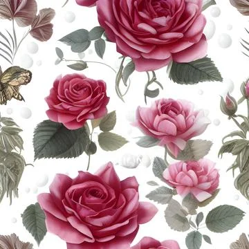 Flower draw seamless random pattern. floral abstract background. modern des.. 스톡 일러스트