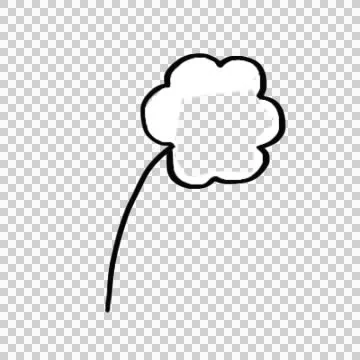 Flower drawing whiteboard animation 2 Stock Footage 42379983