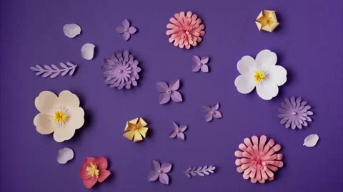 Flower Easter background with copy space Stock Footage 170398965