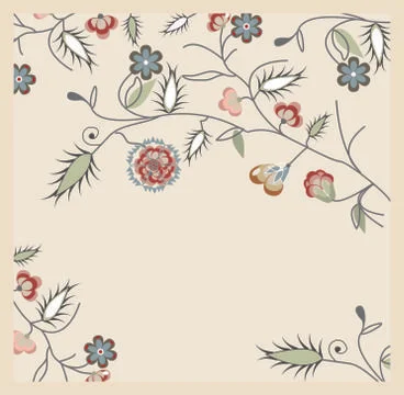 Flower fine background pattern Stock-Illustration