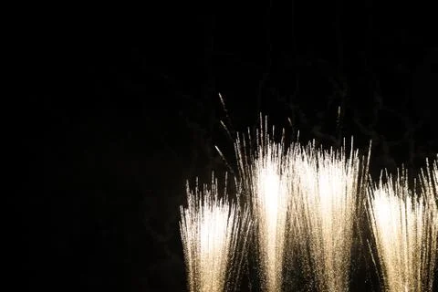 Flower firework in Japan Stock Photos