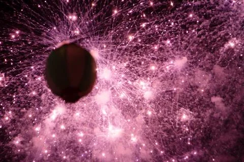 Flower firework in Japan Stock Photos