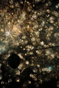 Flower firework in Japan Stock Photos