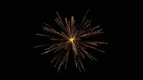 A flower from fireworks. Stock Footage 106163528