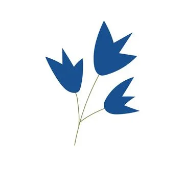 Flower flat icon Stock Illustration