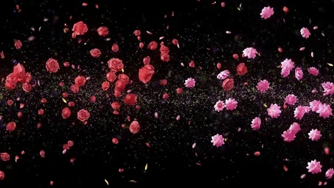 Flower flow Stockbeeldmateriaal 101912818