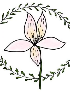 Flower flower Illustrazione stock