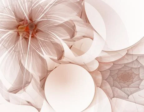 Flower fractal Stock Illustration