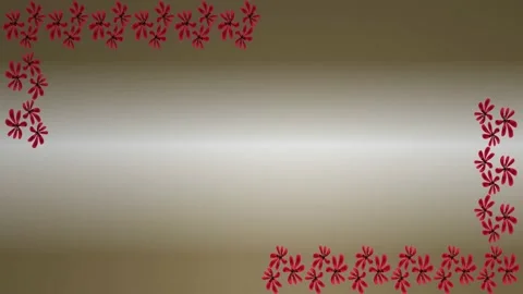 Flower frame. Around a rectangular area with an old paper-style color gradient Stockbeeldmateriaal 172217264