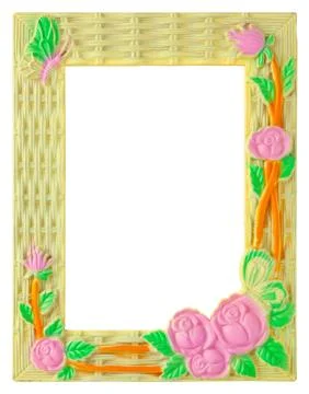 Flower frame Stock Illustration
