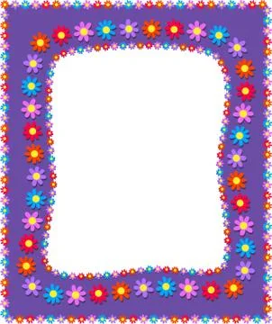 Flower Frame Stock-Illustration