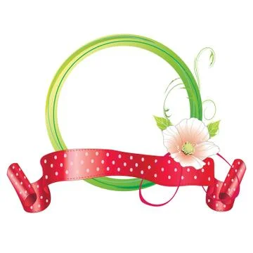 Flower frame Stock Illustration