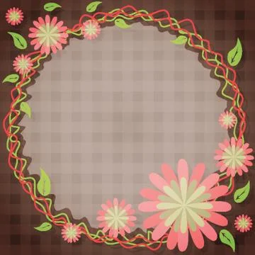 Flower Frame Stock-Illustration