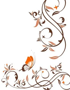 Flower Frame Stock Illustration