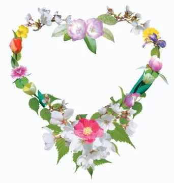 Flower frame Stock Photos