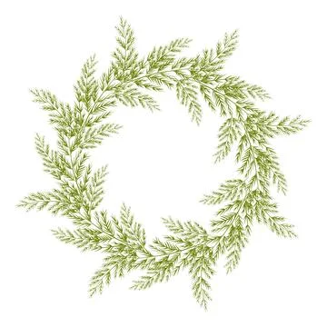 Flower Frames A set of cute retro flowers arranged without a wreath shape, pe Illustrazione stock