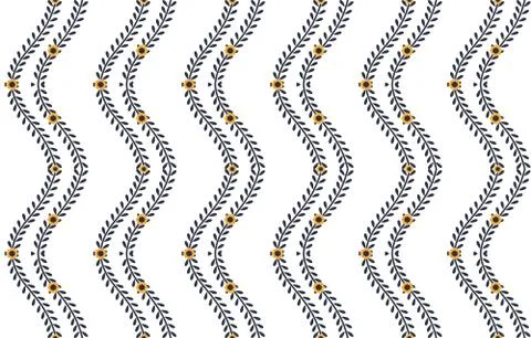 Flower geometric ethnic pattern seamless. Stock-Illustration