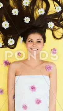 Flower girl Stock Photos