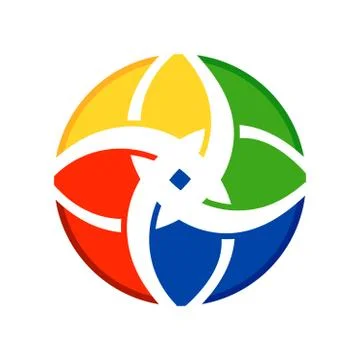 Flower Harmony of Diversity Stock Illustration