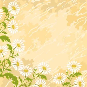 Flower holiday background Stock Illustration