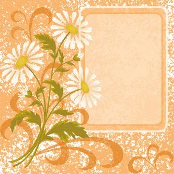 Flower holiday background Stock Illustration