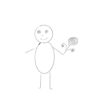 Flower hypnosis Stock Illustration