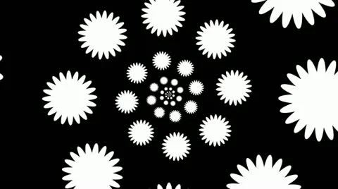 Flower hypnotize Stock Footage 18007711