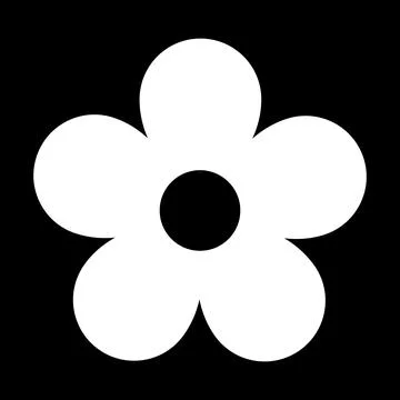 Flower icon collection vector illustrations for print, web and graphic design Stock Illustration