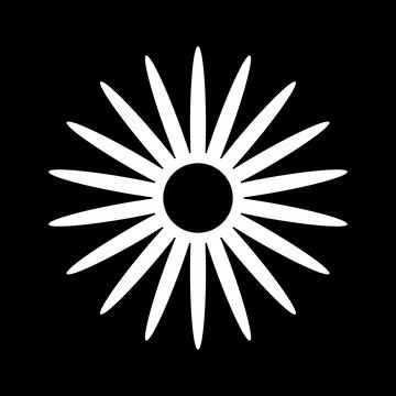 Flower icon collection vector illustrations for print, web and graphic design Stock Illustration