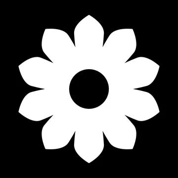 Flower icon collection vector illustrations for print, web and graphic design Stock Illustration