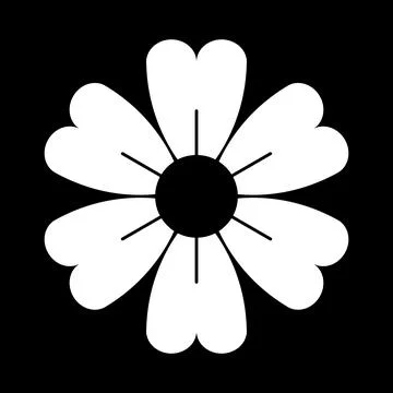 Flower icon collection vector illustrations for print, web and graphic design Stock Illustration