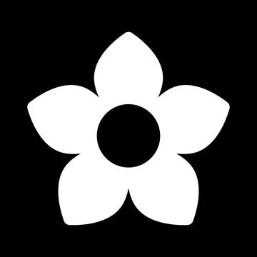 Flower icon collection vector illustrations for print, web and graphic design Stock Illustration