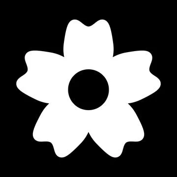 Flower icon collection vector illustrations for print, web and graphic design Stock Illustration