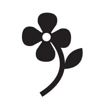 Flower icon design Stock-Illustration