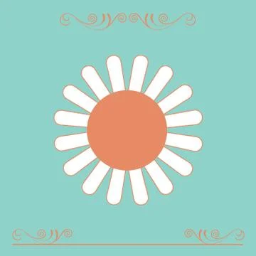 Flower icon Stock Illustration