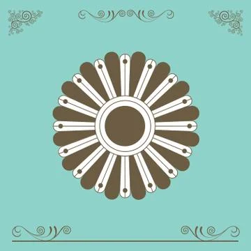 Flower icon Stock Illustration