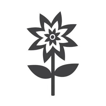 Flower icon Stock Illustration