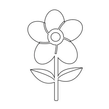 Flower icon Stock Illustration