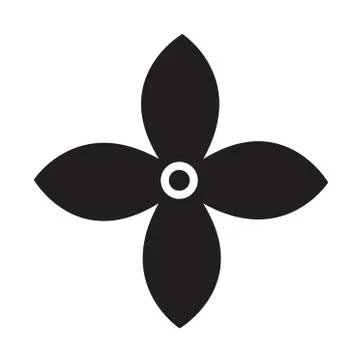 Flower icon Stock Illustration