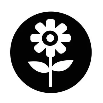 Flower icon Stock Illustration