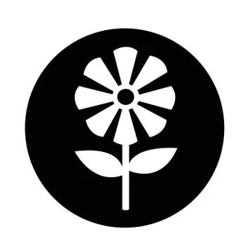 Flower icon Stock Illustration